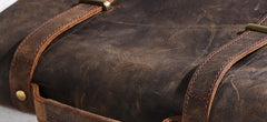 Cool Coffee Leather Mens Briefcase Work Shoulder Bag Laptop Bag Business Bag for Men