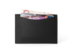 Leather Mens Front Pocket Wallet Small Card Wallet Change Wallets for Men