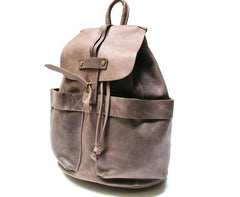 Cool Coffee Mens Leather Backpack Travel Backpacks Laptop Backpacks for men