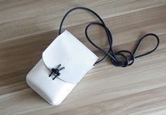 Cute LEATHER WOMEN Mini Cell Phone SHOULDER BAG Small Crossbody Purse FOR WOMEN