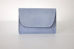 Handmade LEATHER Womens Small Card Wallet Leather Card Small Wallet FOR Women