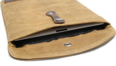 Cool Waxed Canvas Mens iPad Case iPad Air Case 10 inch for Men Clutch