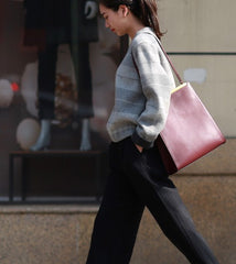 Stylish Leather Brown Womens Shoulder Bag Crossbody Bag Purse for Women