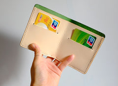 Handmade LEATHER Womens Small Bifold Wallet Leather Small Wallets FOR Women