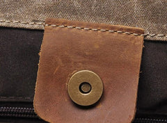 Mens Waxed Canvas Tote Bag Canvas Shopper Bags Canvas Shoulder Bags for Men