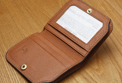 Leather Cute billfold Slim Wallet Change Card Holders Wallets Purse For Women Girl