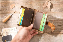 wallet card holder Leather Card Wallet Mens Small Card Wallet Card wallets for Men Credit Card Wallet for Men
