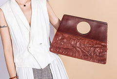 Handmade Genuine Leather Handbag Shopper Bag Crossbody Bag Shoulder Bag Purse For Women - EverHandmade