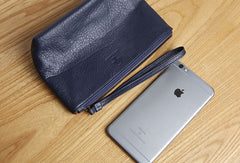 Genuine Leather Long Wallet Zipper Clutch Wallet Coin Change Makeup Wallet Purse For Women