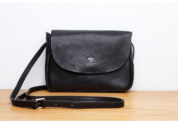 Handmade Genuine Leather Cute Crossbody Fashion Wallet Shoulder Bag Women Leather Purse