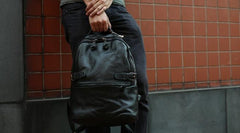 Mens Leather Backpack Cool Travel Backpacks Laptop Backpack for men