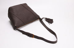 Vintage LEATHER WOMEN Bucket Shoulder Purse SHOULDER BAG Purse FOR WOMEN