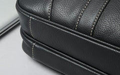 Handmade Leather Mens Cool Messenger Bag Work Bag Business Bag Briefcase Bag for men
