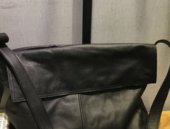 Vintage WOMENs LEATHER Large Messenger Bag Shoulder Bag Purse FOR WOMEN