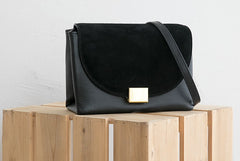 Minimalist Leather Womens Stylish Messenger Crossbody Purse Shoulder Bag for Women