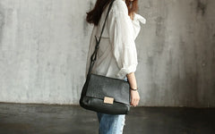 Handmade Vintage WOMENs LEATHER Shoulder Bag Messenger Bag FOR WOMEN