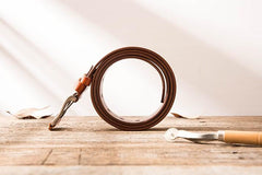Handmade Cool Leather Mens Belt Leather Belt for Men