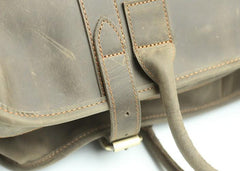 Cool Leather Mens Weekender Bags Travel Bags Shoulder Bag for men