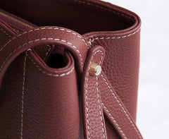 Leather Stylish Womens Tote Bag Shoulder Bag Shoulder Bucket Work Purse for Women