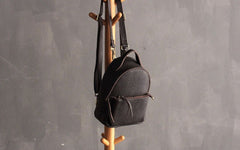Mini LEATHER WOMEN Small Backpack Purses Cute Vintage School Backpacks FOR WOMEN