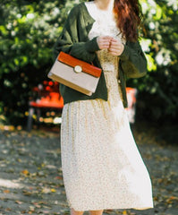 Cute Leather Brown Womens Handbag Crossbody Bag Purse Shoulder Bag for Women