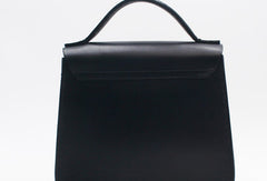 Handmade Leather Handbag Round Bag Purse Crossbody Shoulder Bag for Girl Women Lady