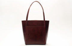 Stylish LEATHER Brown WOMEN Tote Bag Tote Shoulder Purses FOR WOMEN