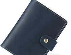 Cool Leather Mens Small Passport Wallet Slim billfold Travel Wallets for Men