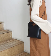 Cute Green Black Leather Womens Mini Crossbody Purse Shoulder Bag for Women