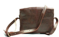 Cool Leather Mens Small Messenger Bag Shoulder Bag for men