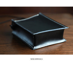 Cute Black Leather Phone Purse Women Side Bag Box Phone Crossbody Purse For Women