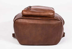 Handmade Leather Large Travel Bag Backpack Bag Shoulder Bag Laptop Women Leather Purse - EverHandmade