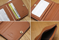 Leather Cute billfold Slim Wallet Change Card Holders Wallets Purse For Women Girl