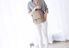 Leather Stylish Womens Small Backpack Mini Travel Backpack Purse for Women