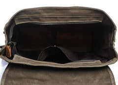 Cool Waxed Canvas Mens School Backpack Canvas Travel Backpack Canvas Backpack for Men