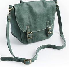 Vintage LEATHER WOMEN Satchel Crossbody Purses School SHOULDER BAG FOR WOMEN