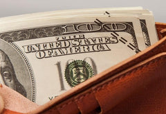 Cool Leather Men Small Wallet Bifold billfold Wallet for Men