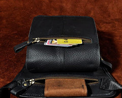 Cool Biker Mens Leather Drop Leg Bag Belt Pouch Waist Bag Side Bag Shoulder Bag for Men