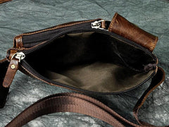 Vintage Leather Mens Fanny Pack Waist Pack Hip Pack Belt Bag for Men