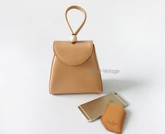 Stylish Leather Beige Womens Handbag Clutch Purse Wristlet Bag for Women