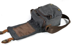 Mens Small Canvas Camera Messenger Bag Side Bag Camera Shoulder Bag for Men