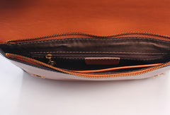 Genuine Leather Clutch Bag Purse Shoulder Bag for Women Leather Crossbody Bag - EverHandmade