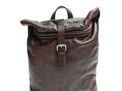 Cool Vintage Leather Mens Backpack Travel Backpack Laptop Backpacks for men