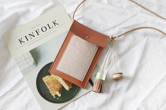 Cute Leather Womens Slim Cell Phone Purse Crossbody Purse Shoulder Bag for Women