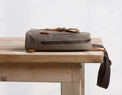 Cool Canvas Mens Sling Bag Sling Backpack One Shoulder Pack Chest Bag for men
