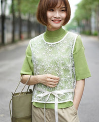 Cute Leather Green Womens Mini Bucket Purse Handbag Barrel Shoulder Bag for Women