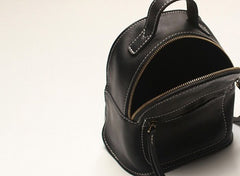 Mini LEATHER WOMEN Small Backpacks Purses Cute Vintage School Backpacks FOR WOMEN