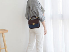 Stylish Leather Womens Small Handbag Work Purse Shoulder Bag for Women