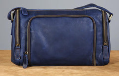 Leather Mens Cool Shoulder Bag Barrel Bag Messenger Bag for men