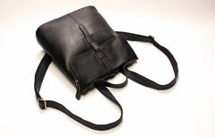 Fashion Black LEATHER WOMEN Backpacks Purse Cute School Backpack FOR WOMEN